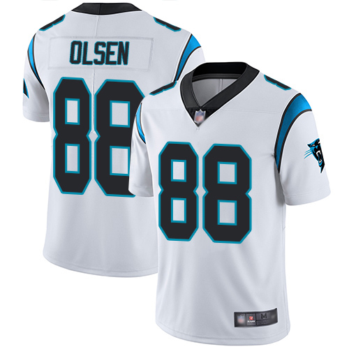 Carolina Panthers Limited White Youth Greg Olsen Road Jersey NFL Football #88 Vapor Untouchable